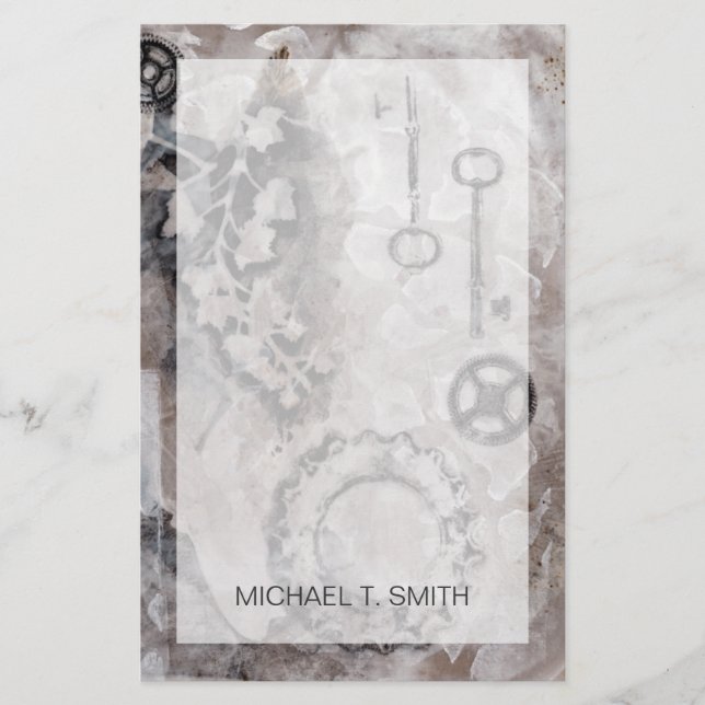 Papelaria Adicionar Seu Nome| justaposição II (Frente)