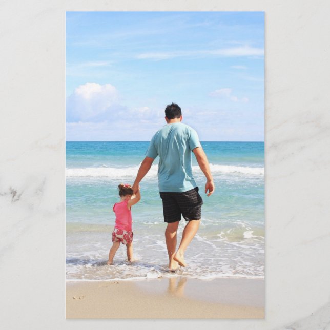 Papelaria Adicionar sua própria foto e/ou texto (Frente)