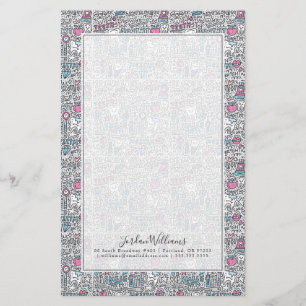 Papelaria Adicione seu teste padrão dental conhecido dos