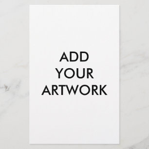 Papelaria Adicione seu trabalho de arte
