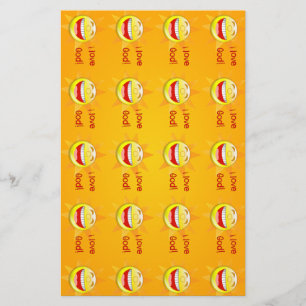 Papelaria Adoro a carta de Deus Sun