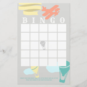 Papelaria Adventure Chá de fraldas Bingo