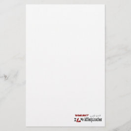 Papelaria Affenpinscher I Love My