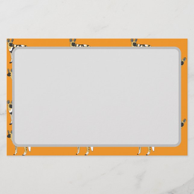 Papelaria African Wild Dogs (Frente)