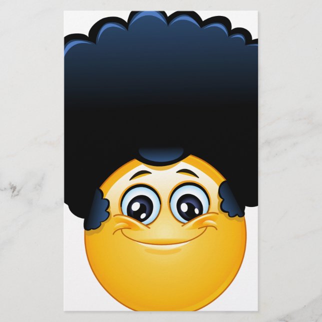 Papelaria afro emoji (Frente)