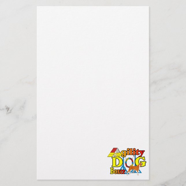 Papelaria Agilidade do Boxer (Frente)