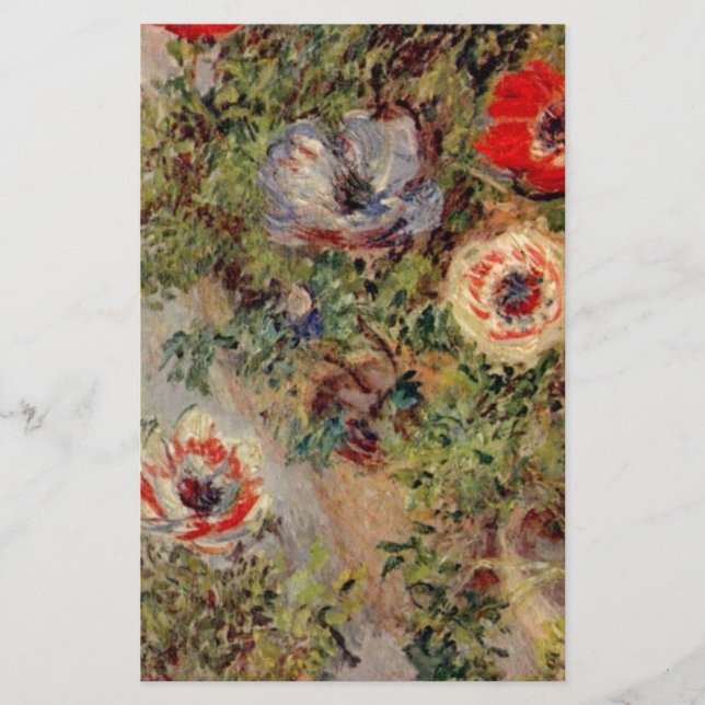 Papelaria Ainda-Vida de Claude Monet com os presentes do des (Frente)