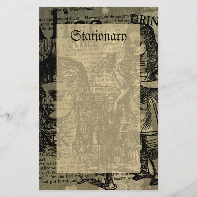 Papelaria Alice Beber Colagem (Frente)