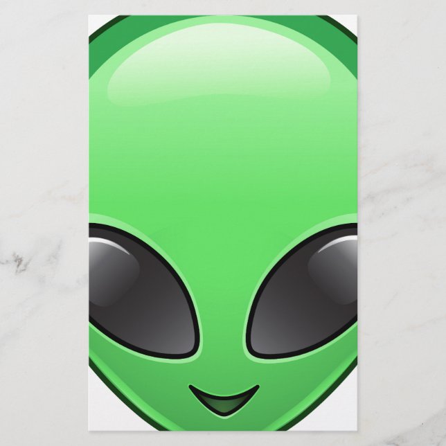 Papelaria alienígena emoji (Frente)
