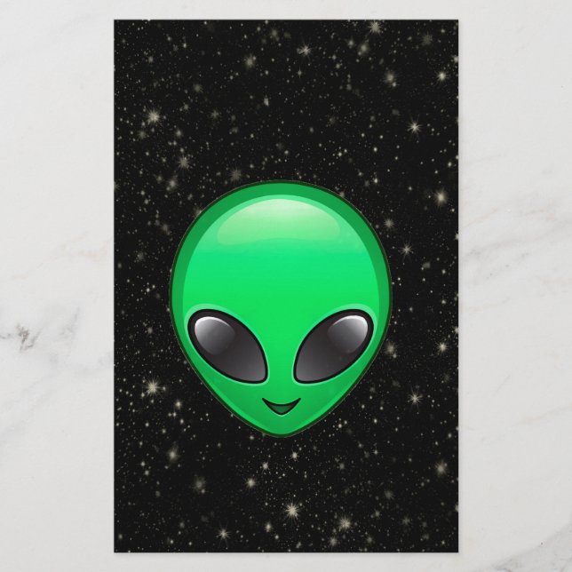 Papelaria alienígena emojis (Frente)