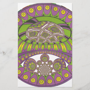 Papelaria Alinhador longitudinal étnico decorativo do laço