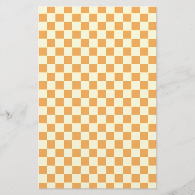 Papelaria amarelo xadrez (Frente)