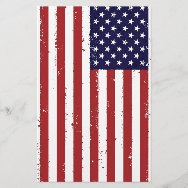 Papelaria American Flag, EUA/EUA (Frente)