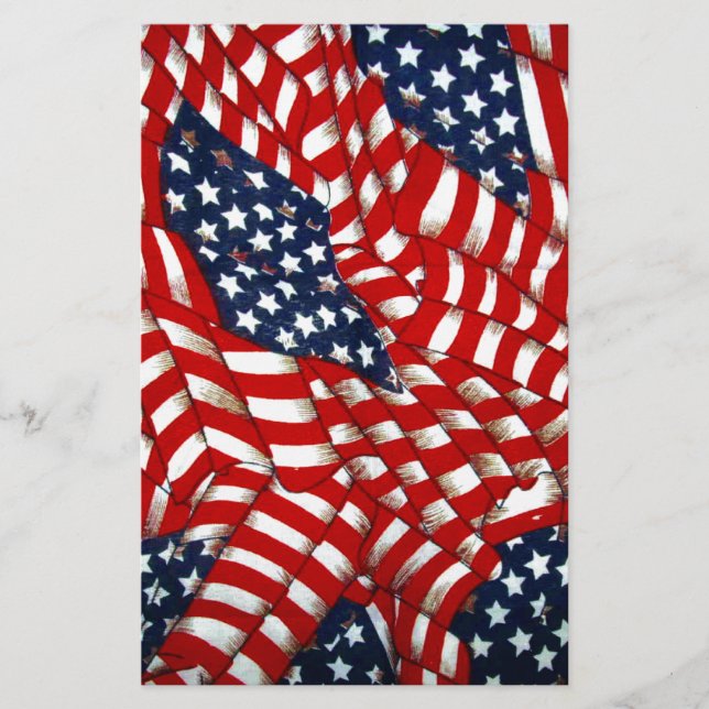 Papelaria American Flag-Unity & Love_ (Frente)