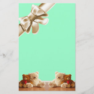 Papelaria Amigos do urso de ursinho ajustados