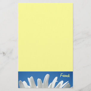 Papelaria Amigos personalizada Margarida Céu Azul