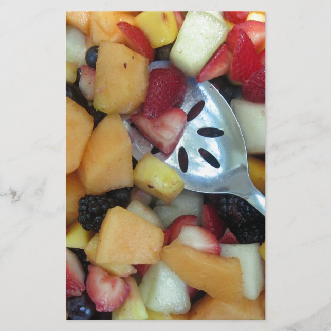 Papelaria Amortecimento Colorido de Frutas (Frente)