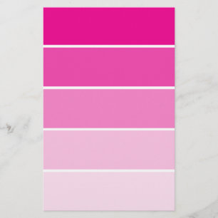 Papelaria Amostras cor-de-rosa brilhantes da pintura