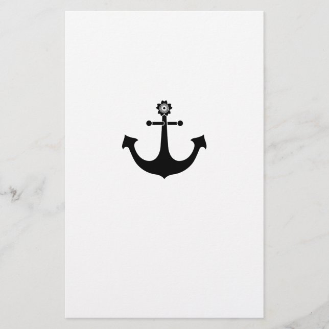 Papelaria Âncora da marinha (Frente)