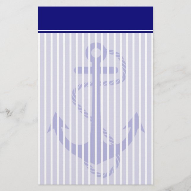 Papelaria Âncora Nítida com Cartahead (Frente)