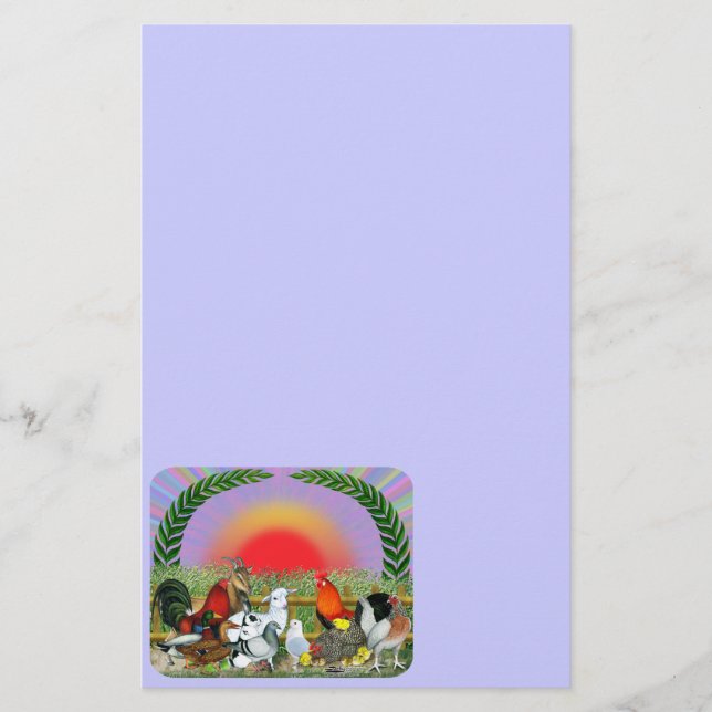 Papelaria Animais de exploração (Frente)