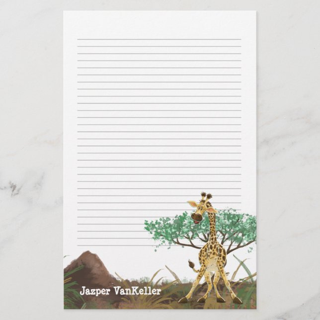 Papelaria Animal Parade Giraffe (Frente)