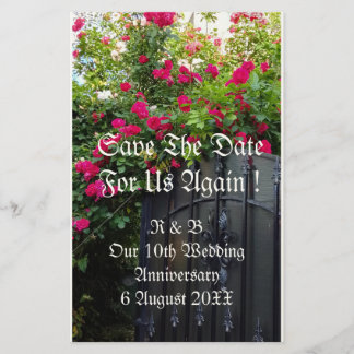 Papelaria Aniversário de 10 anos de Casamento Foto Save the 