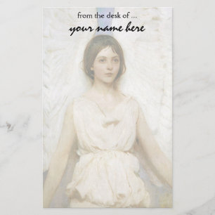 Papelaria Anjo por Abbott Thayer, belas artes do Victorian