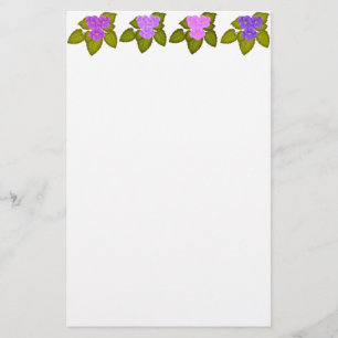 Papelaria Antiga Carta Africana de Violetas