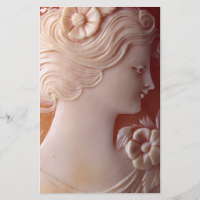 Papelaria Antique Cameo (Frente)