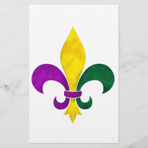 Papelaria aquarela fleur de lis