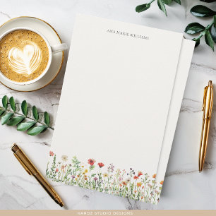 Papelaria Aquarela Floral Elegante Chique