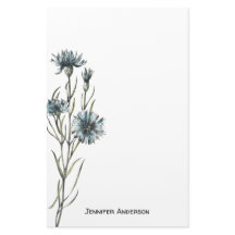 Aquarela Moderna Floral de Flores Silvestres Veget