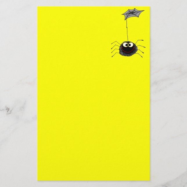 Papelaria Aranha engraçada (Frente)