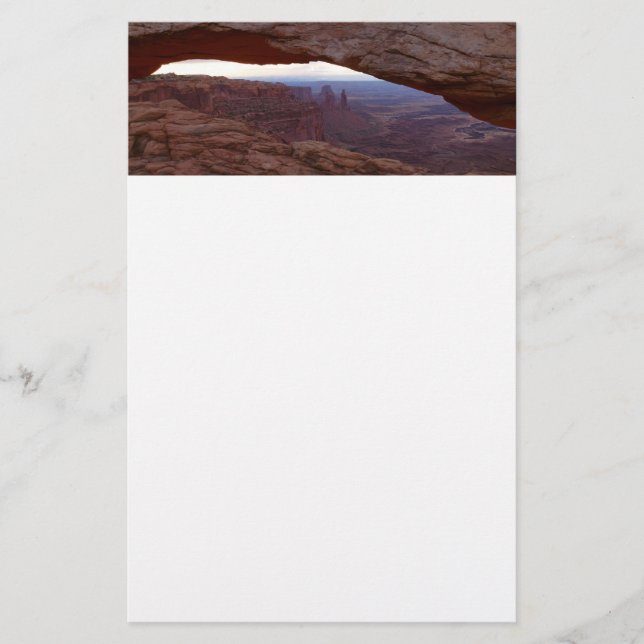 Papelaria Arco de Mesa do Parque Nacional Canyonlands (Frente)