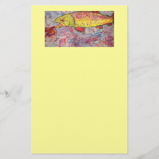 Papelaria arco-íris perseguindo mosca (Frente)