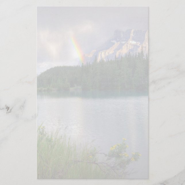 Papelaria Arco-íris sobre Montanha (Frente)