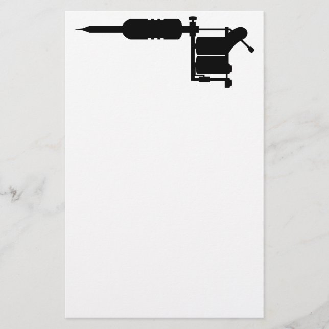 Papelaria arma de tatuagem (Frente)