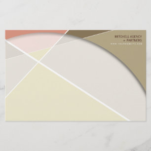 Papelaria Arte de Na moda de Padrão Geométrico Cruzado de Cr