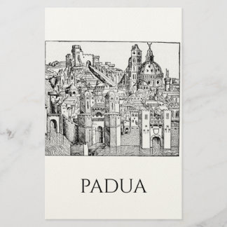 Papelaria Arte Linear Minimalista da Silhueta Medieval de Pá