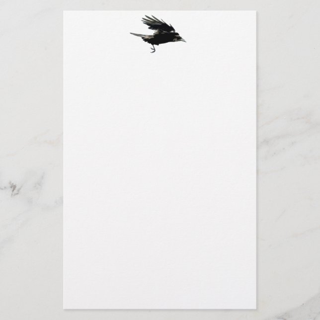 Papelaria Arte Negra Voadora para Birdlovers (Frente)