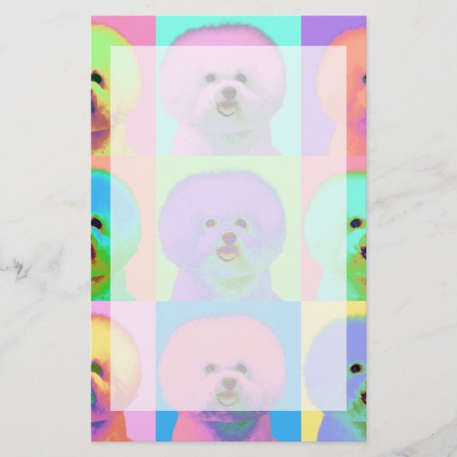Papelaria Arte Op - Bichon Frise - Cody (Frente)