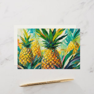 Papelaria Arte tropical aloha havaí em branco