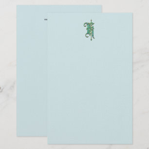 Papelaria Artisan Monograma K Green Garden Felicie Stationer