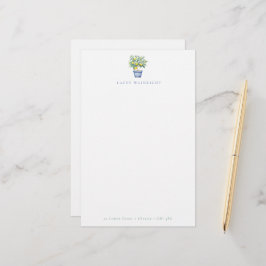 Papelaria Árvore de Limão Personalizada Letterhead