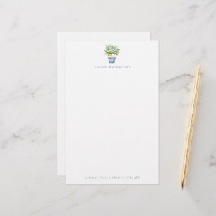 Papelaria Árvore de Limão Personalizada Letterhead