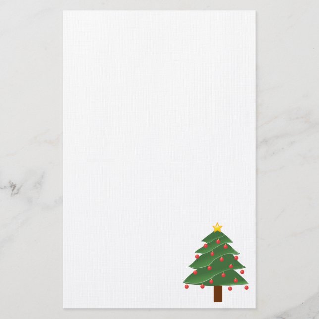 Papelaria Árvore de Natal (Frente)