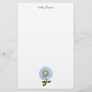 Papelaria As flores da mãe · Flor azul