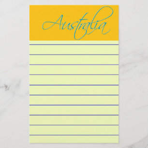 Papelaria Austrália:Papel de Carta Viagem