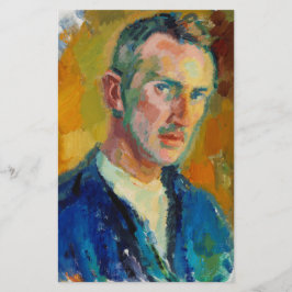 Papelaria Autorretrato (por Magnus Enckell)